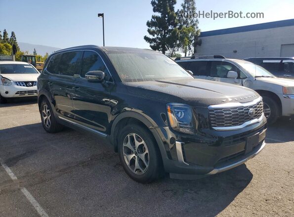 5XYP34HC1MG165535 2021 KIA TELLURIDE Black Front view