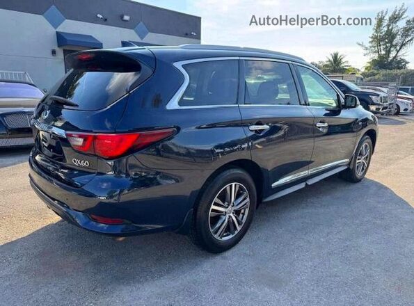 5N1DL0MM4KC561014 2019 INFINITI QX60 Blue Front right