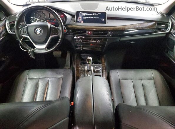5UXKR0C5XG0P30464 2016 BMW X5 Gray Instrument cluster view