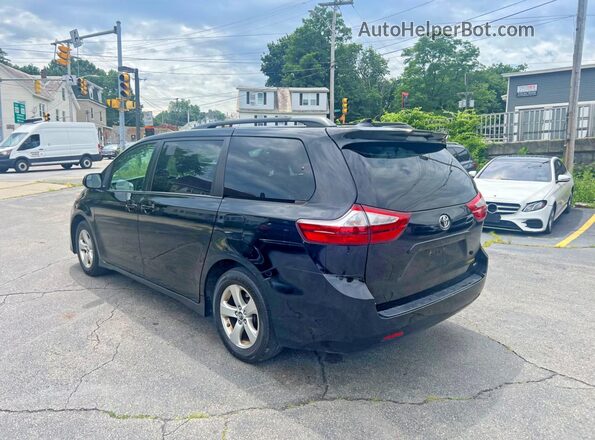 5TDKZ3DC7JS903233 2018 TOYOTA SIENNA Black Rear right