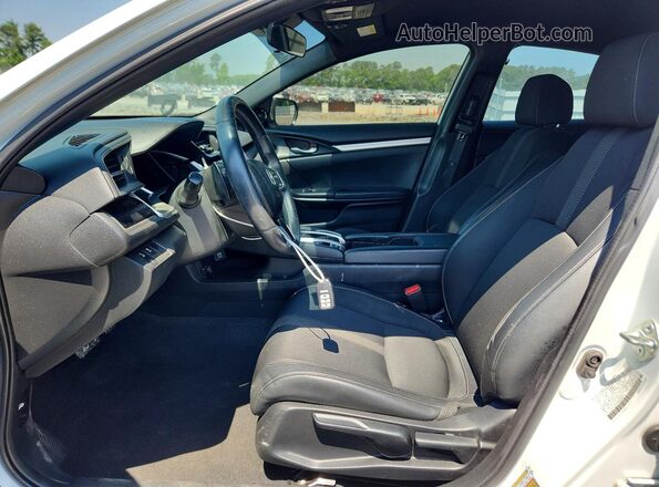 2HGFC2F83MH559619 2021 HONDA CIVIC Белый Вид панели приборов
