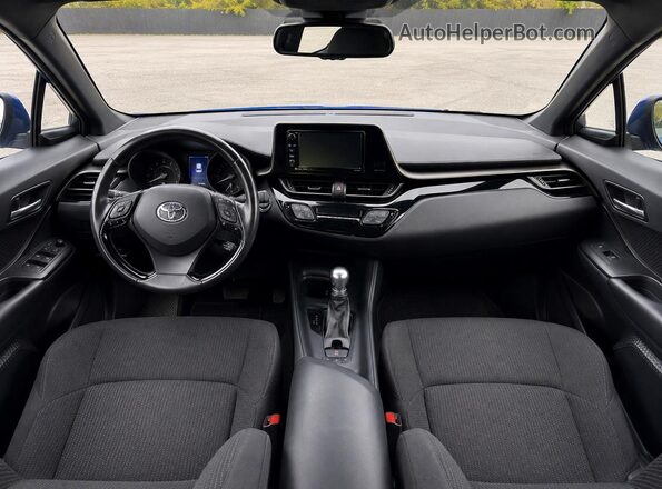 NMTKHMBX8JR023848 2018 TOYOTA C-HR Blue Rear seats view