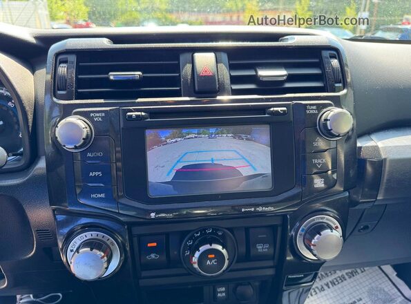 JTEBU5JR1G5373905 2016 TOYOTA 4RUNNER Black Вид задньої частини салону