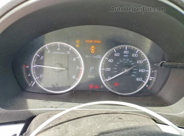 19UDE2F30GA023980 2016 ACURA ILX Black Instrument cluster view