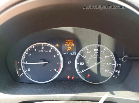 19UDE2F30HA013631 2017 ACURA ILX White Instrument cluster view