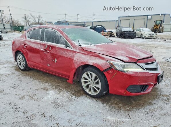 19UDE2F31JA009089 2018 ACURA ILX Красный Передняя правая четверть