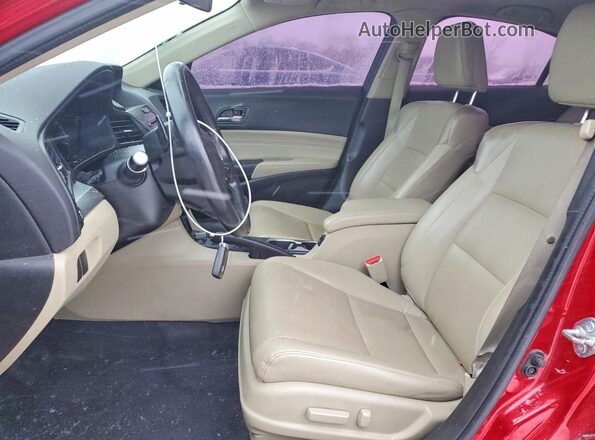 19UDE2F31JA009089 2018 ACURA ILX Красный Вид салона спереди
