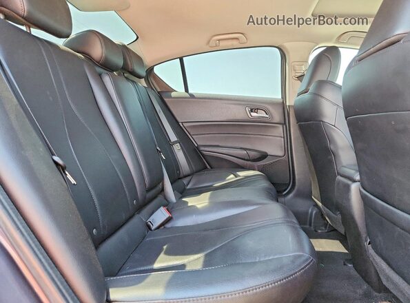 19UDE2F31LA005448 2020 ACURA ILX Black Widok tylnych siedzeń