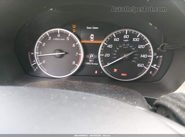 19UDE2F34GA003053 2016 ACURA ILX Black Հետևի նստատեղերի տեսք