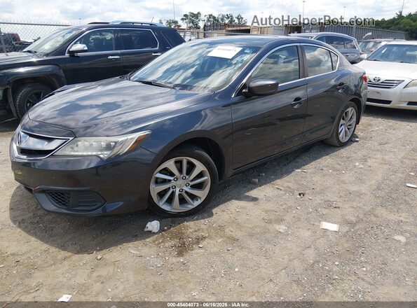 19UDE2F34GA003053 2016 ACURA ILX Black Առջևի ձախ երեք քառորդ տեսարան