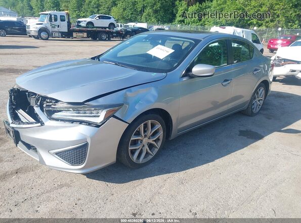 19UDE2F38KA010807 2019 ACURA ILX Silver Առջևի ձախ երեք քառորդ տեսարան