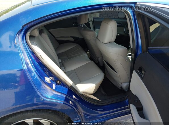 19UDE2F49JA002142 2018 ACURA ILX Blue VIN կոդի պիտակի տեսք