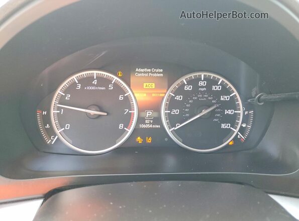 19UDE2F71GA021691 2016 ACURA ILX White Вид щитка приладів