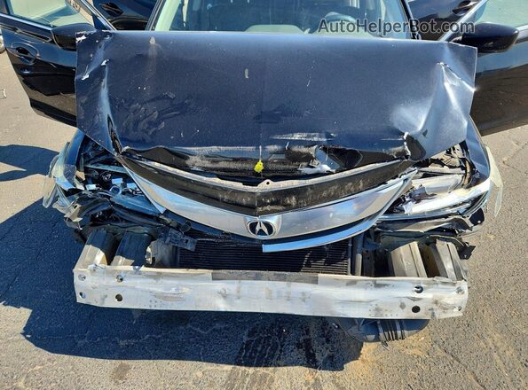 19UDE2F73GA001586 2016 ACURA ILX Black უკანა სალონის ხედი