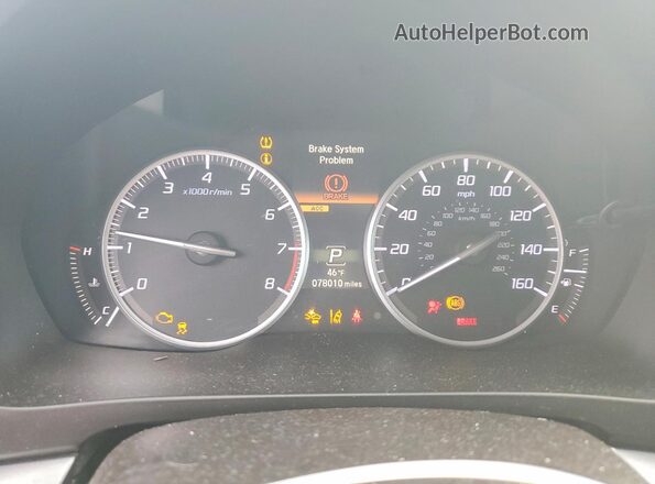 19UDE2F73KA001063 2019 ACURA ILX White Vista del cuadro de instrumentos