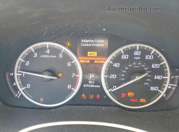 19UDE2F75LA010980 2020 ACURA ILX Silver ხელსაწყოთა პანელის ხედი