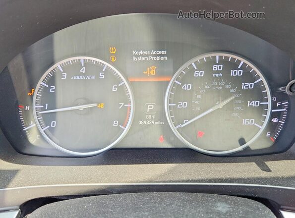 19UDE2F75MA003786 2021 ACURA ILX Black Instrument cluster view