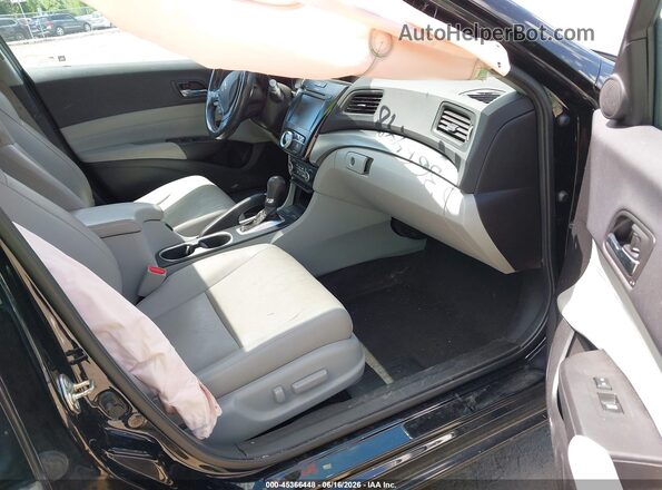 19UDE2F77GA004748 2016 ACURA ILX Black წინა სალონის ხედი