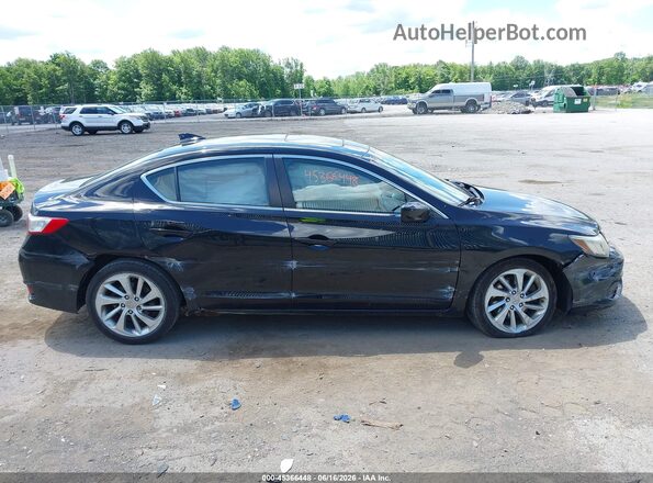 19UDE2F77GA004748 2016 ACURA ILX Black უკანა სალონის ხედი