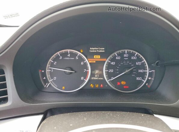 19UDE2F77LA012147 2020 ACURA ILX Черный Вид щитка приборов