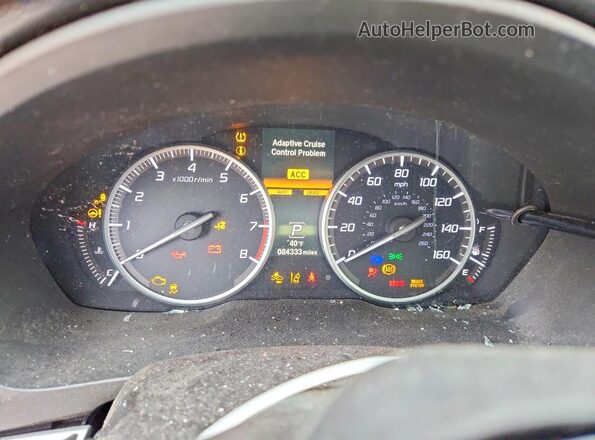 19UDE2F78KA011619 2019 ACURA ILX Black Vista del cuadro de instrumentos