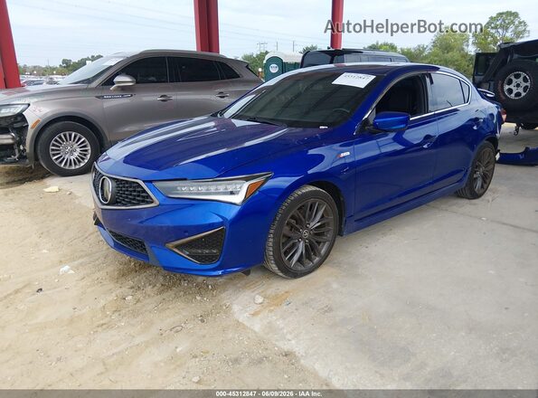 19UDE2F84MA010334 2021 ACURA ILX Blue Vista tres cuartos delantera izquierda