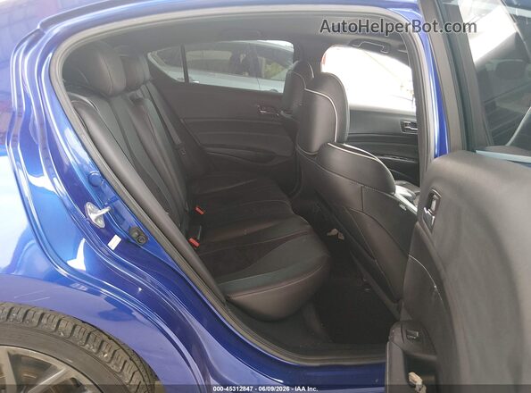 19UDE2F84MA010334 2021 ACURA ILX Blue Vista de la etiqueta del VIN