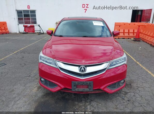 19UDE2F85HA012910 2017 ACURA ILX Red Вид щитка приладів