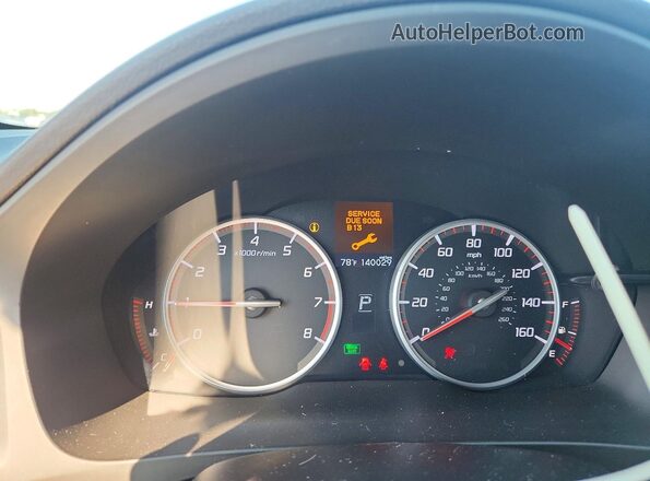 19UDE2F86GA007519 2016 ACURA ILX Black Вид щитка приладів