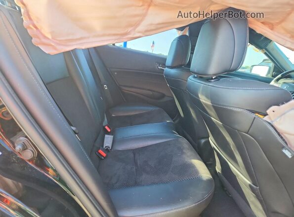 19UDE2F86GA007519 2016 ACURA ILX Black Вид задніх сидінь