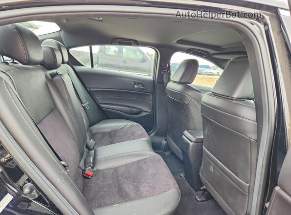19UDE2F86GA015653 2016 ACURA ILX Black Rear seats view