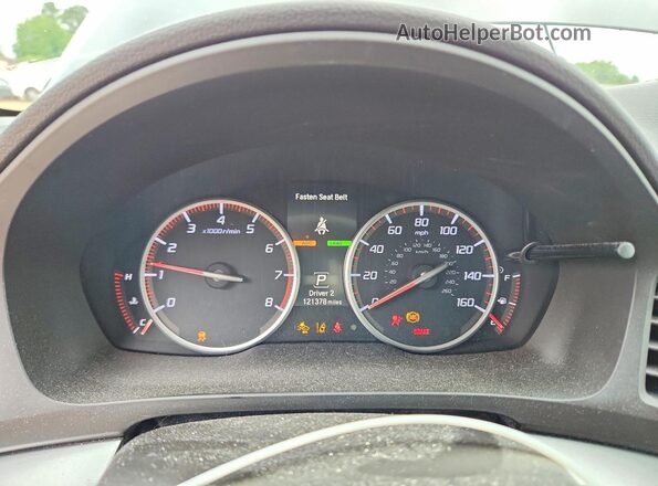 19UDE2F86GA015653 2016 ACURA ILX Black Instrument cluster view