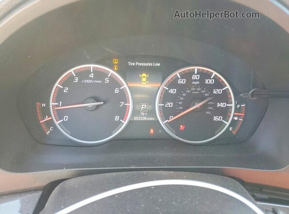 19UDE2F86LA011189 2020 ACURA ILX White Widok zestawu wskaźników