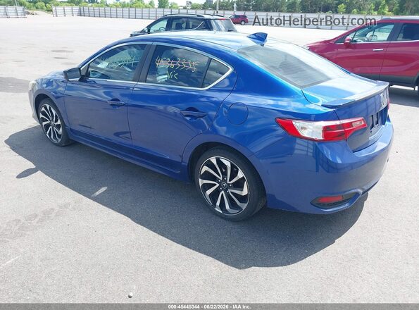 19UDE2F89GA020166 2016 ACURA ILX Blue Задня ліва чверть