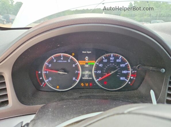19UDE2F8XGA013792 2016 ACURA ILX White Вид щитка приладів