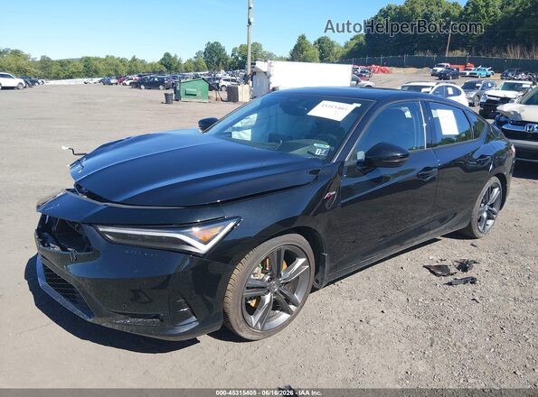 19UDE4G77SA003232 2025 ACURA INTEGRA Black წინა მარცხენა ხედი სამი მეოთხედიდან