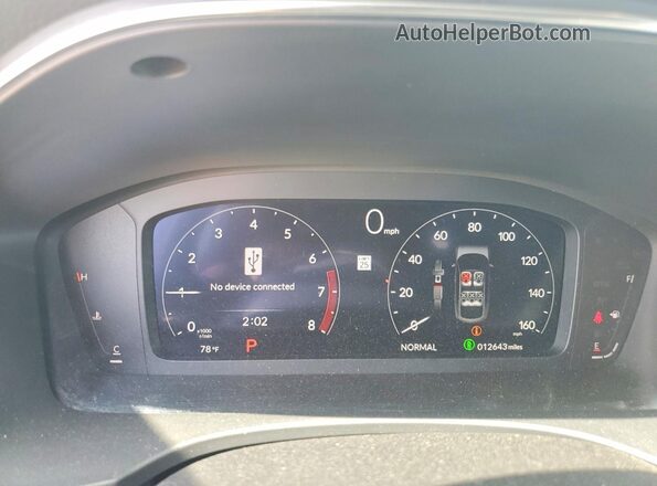 19UDE4H28SA017045 2025 ACURA INTEGRA White Widok zestawu wskaźników