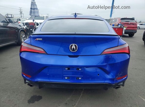 19UDE4H61SA007668 2025 ACURA INTEGRA Blue Widok z tyłu