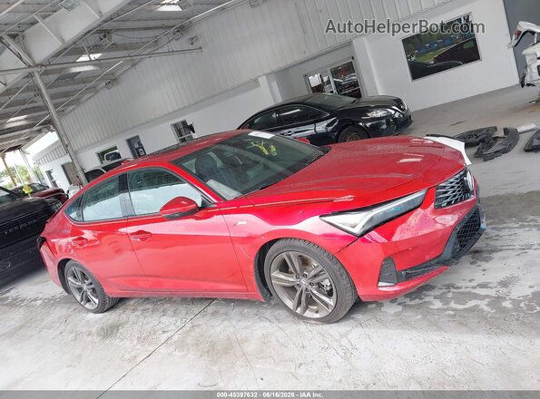 19UDE4H63SA017232 2025 ACURA INTEGRA Red Вид задньої частини салону