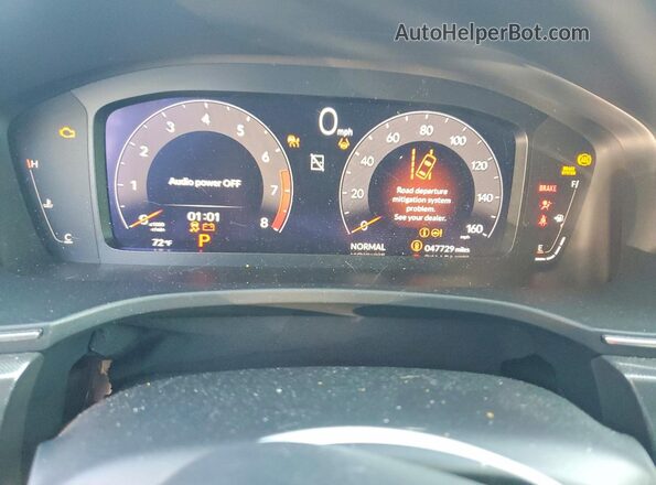 19UDE4H65PA001041 2023 ACURA INTEGRA Gray Widok zestawu wskaźników