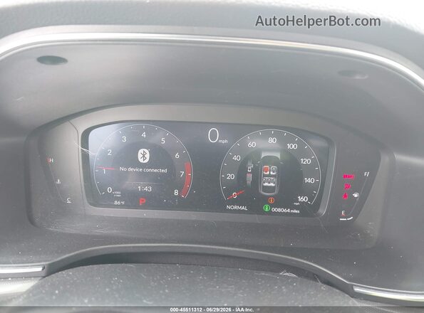 19UDE4H66SA020366 2025 ACURA INTEGRA Blue Widok tylnych siedzeń
