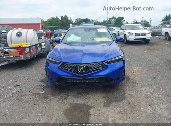 19UDE4H66SA020366 2025 ACURA INTEGRA Blue Widok zestawu wskaźników
