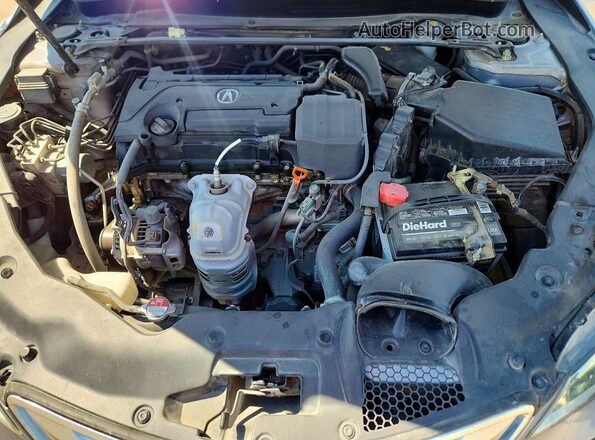 19UUB1F30GA007992 2016 ACURA TLX Silver Widok wnętrza z tyłu