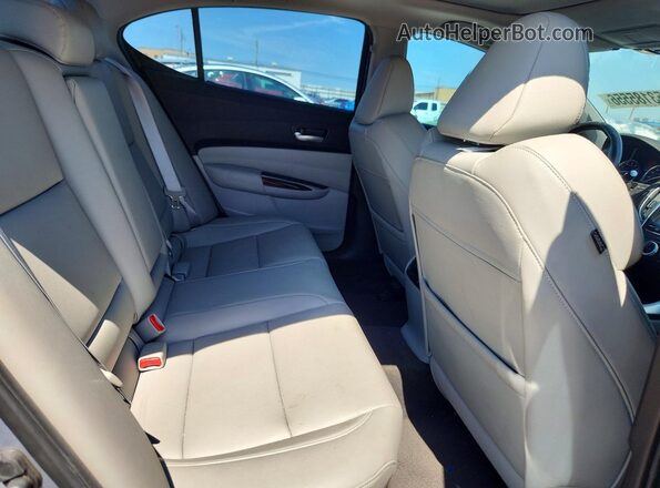 19UUB1F30GA007992 2016 ACURA TLX Silver Widok tylnych siedzeń