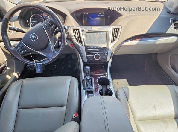 19UUB1F30GA007992 2016 ACURA TLX Silver Widok deski rozdzielczej