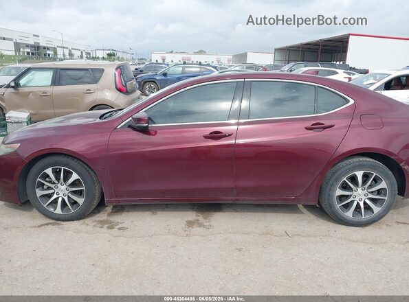 19UUB1F31GA010206 2016 ACURA TLX Maroon Սալոնի հետևի տեսք