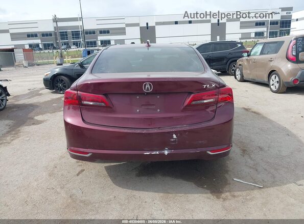 19UUB1F31GA010206 2016 ACURA TLX Maroon 