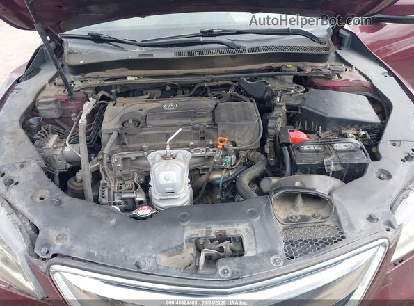 19UUB1F31GA010206 2016 ACURA TLX Maroon Շարժիչի բաժամունքի տեսք