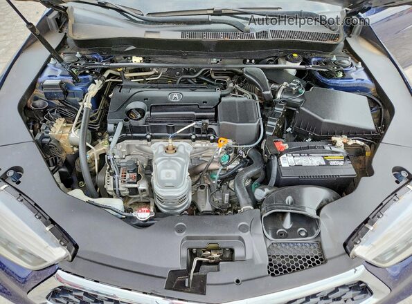 19UUB1F31KA008304 2019 ACURA TLX Blue უკანა სალონის ხედი