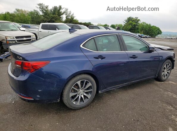 19UUB1F32GA010859 2016 ACURA TLX Blue Trasero derecho